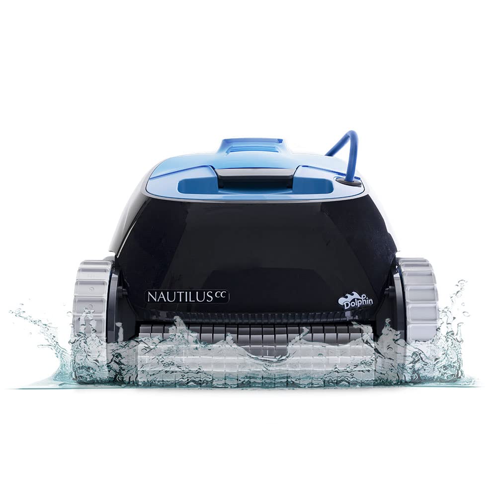 Nautilus CC Automatic Robotic Pool Vacuum Cleaner, Wall Climbing Scrubber Brush, Top Load Filter Access, Ideal for Above/In-Ground Pools up to 33 FT in Length
