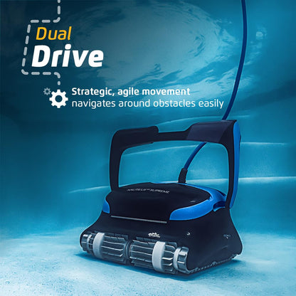 Nautilus CC Supreme Wi-Fi Automatic Robotic Pool Vacuum Cleaner, Dual Drive, Waterline Scrubber Brush, Top Load Filter, Ideal for In-Ground Pools up to 50 FT