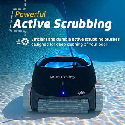Nautilus CC Pro Wi-Fi Automatic Robotic Pool Vacuum Cleaner Includes Caddy and Classic Cover for Storage and Protection, Ideal for In-Ground Pools up to 50 FT