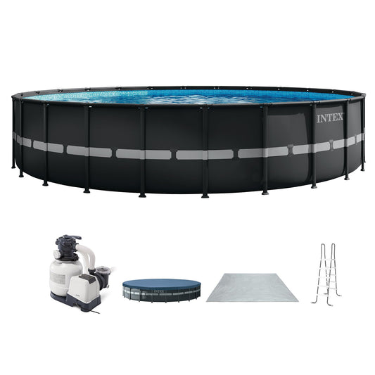 Ultra XTR 24ft x 52in Round Above Ground Swimming Pool Set w/Pump