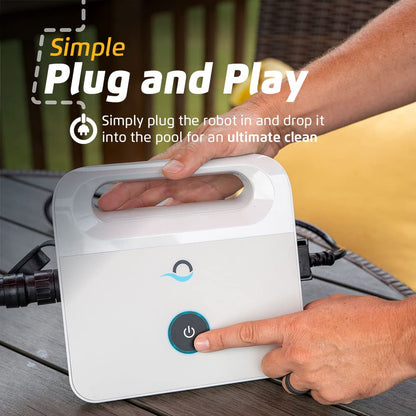 Nautilus CC Automatic Robotic Pool Vacuum Cleaner, Wall Climbing Scrubber Brush, Top Load Filter Access, Ideal for Above/In-Ground Pools up to 33 FT in Length