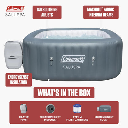 SaluSpa Hawaii Energy-Efficient 4-6 Person Inflatable Hot Tub