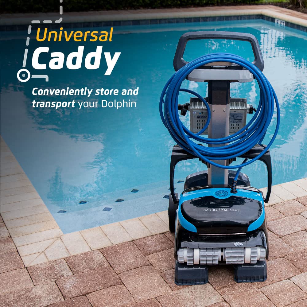 Nautilus CC Supreme Wi-Fi Automatic Robotic Pool Vacuum Cleaner Includes Caddy and Classic Cover for Storage and Protection, Ideal for In-Ground Pools up to 50 FT