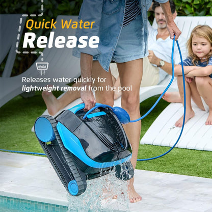 Nautilus AG Automatic Robotic Pool Vacuum Cleaner, Active Scrubber Brush, Top Load Filters Access, Ideal for Above-Ground Pools up to 33 FT in Length 2026 Model
