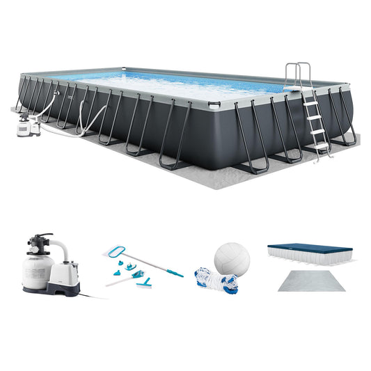 Ultra XTR 32ft x 16ft x 52in Above Ground Swimming Pool Set w/Pump