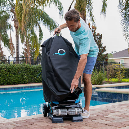 Nautilus CC Supreme Wi-Fi Automatic Robotic Pool Vacuum Cleaner Includes Caddy and Classic Cover for Storage and Protection, Ideal for In-Ground Pools up to 50 FT