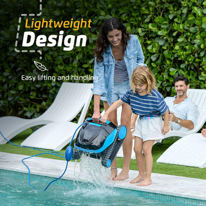 Nautilus AG Automatic Robotic Pool Vacuum Cleaner, Active Scrubber Brush, Top Load Filters Access, Ideal for Above-Ground Pools up to 33 FT in Length 2026 Model