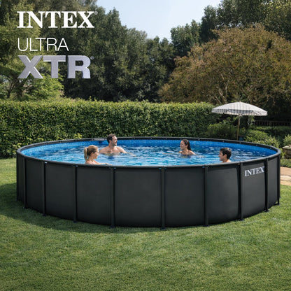 Ultra XTR 26ft x 52in Round Above Ground Swimming Pool Set w/Pump