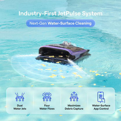 Sora 70 Pool Vacuum Robot, 360° Top-to-Bottom Cleaning, Smart Surface Parking, 6L Capacity, 6800GPH Super Power for Above & In-Ground Pools Up to 3,200 sq. ft, Lavender Purple